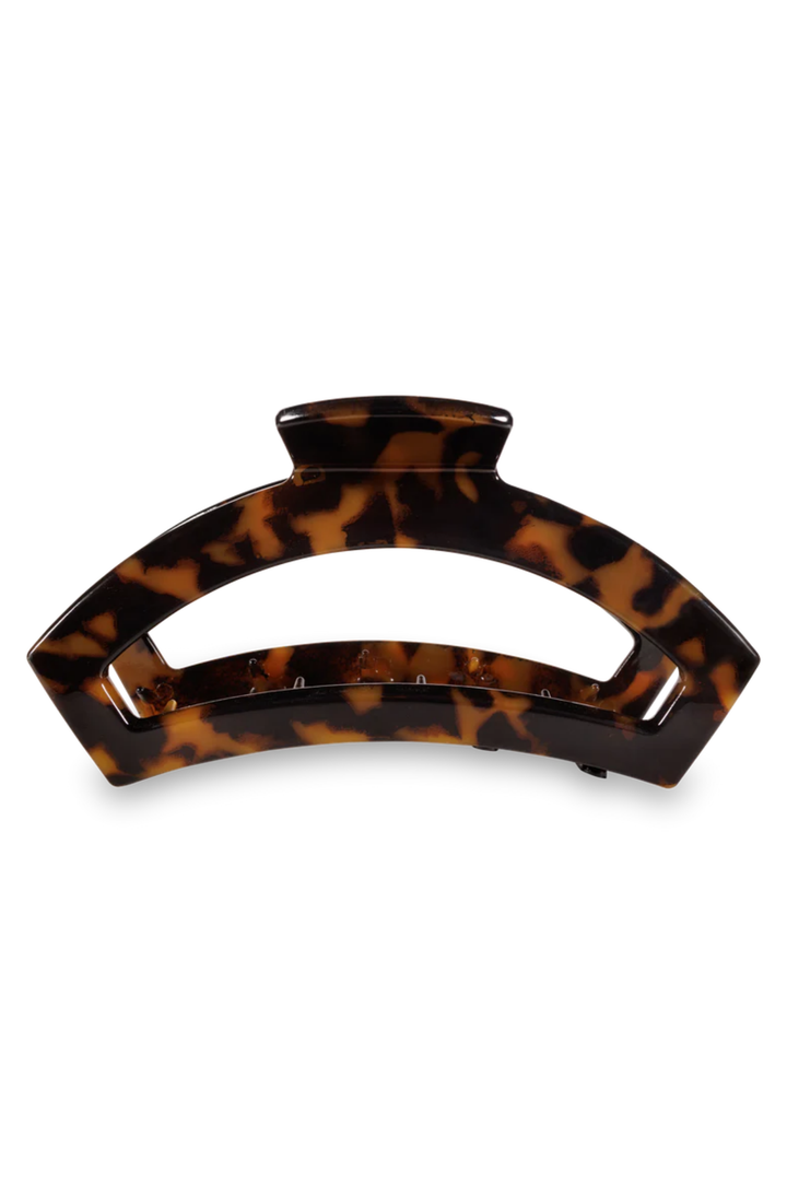 Medium Open Hair Clip - Tortoise