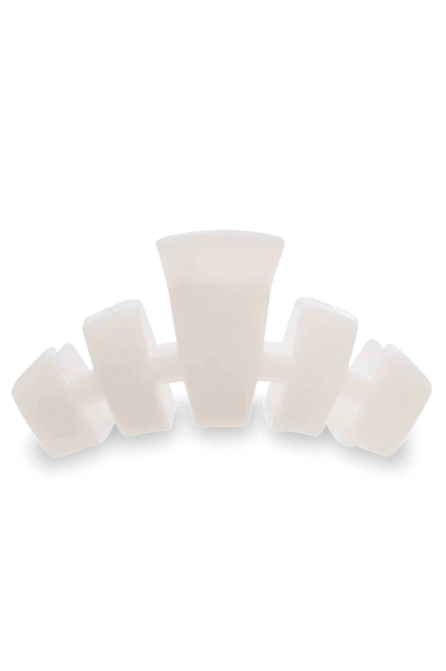 Classic Medium Hair Clip - Coconut White