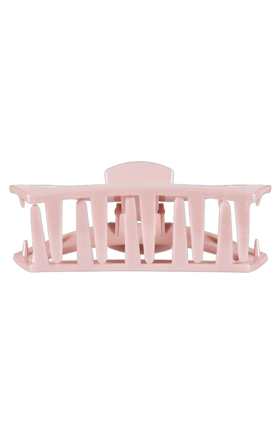 Large Open Hair Clip - Pearly Pink