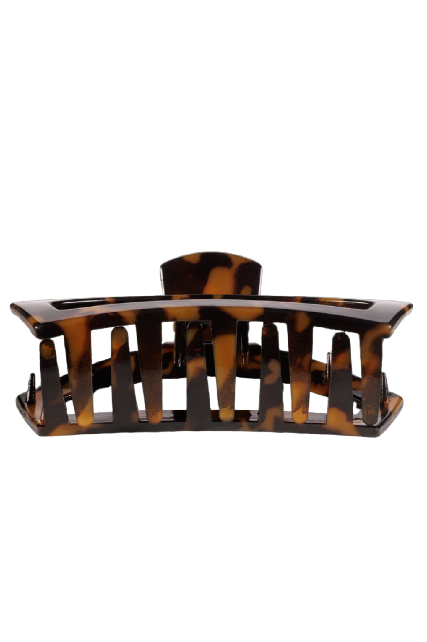 Large Open Hair Clip - Tortoise
