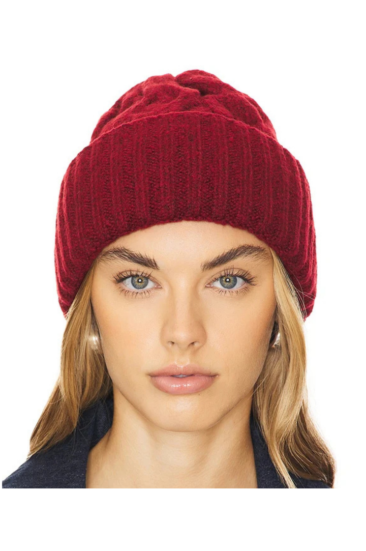 Coast Line Beanie - Wine