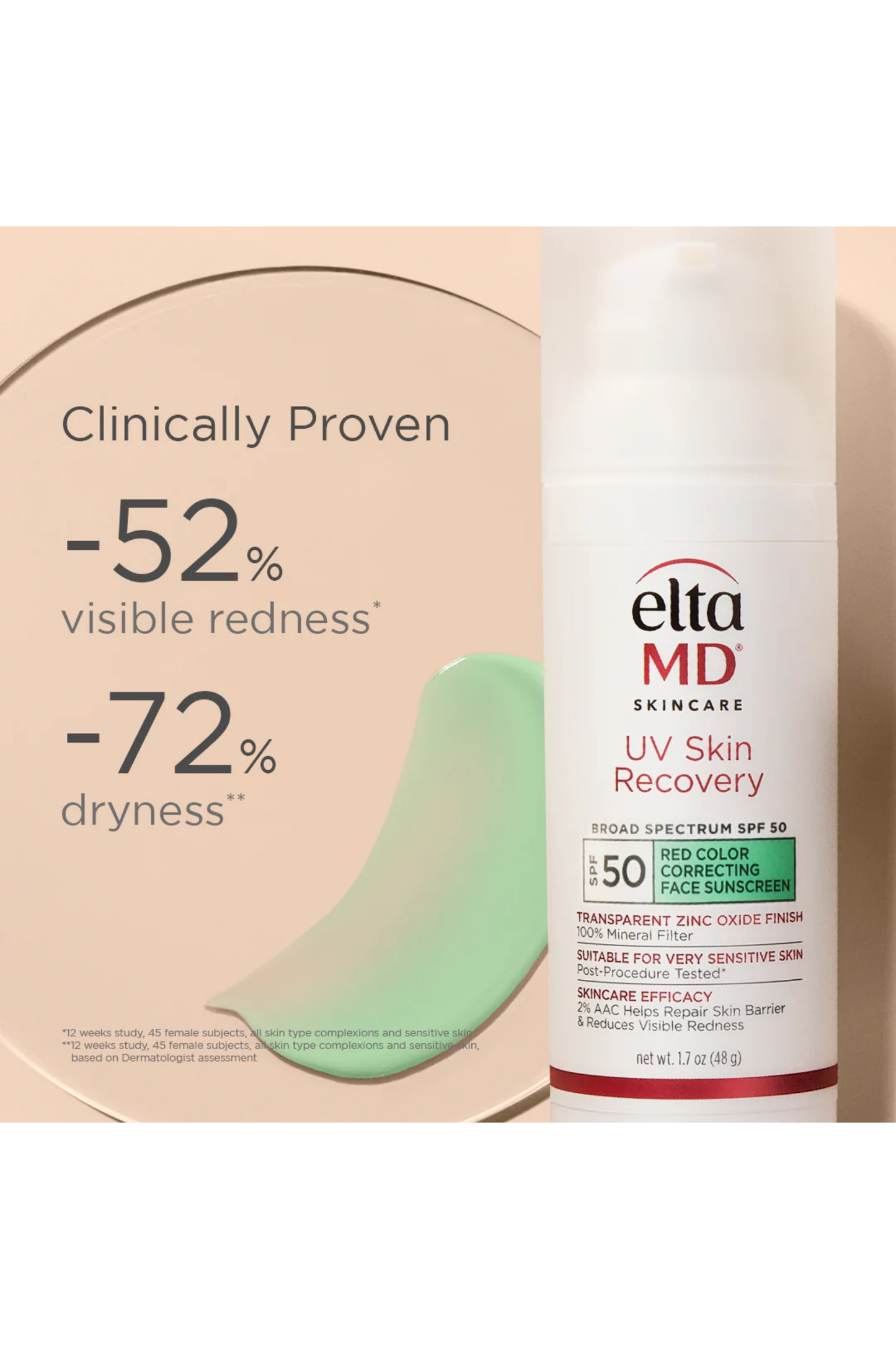 UV Skin Recovery Green SPF 50