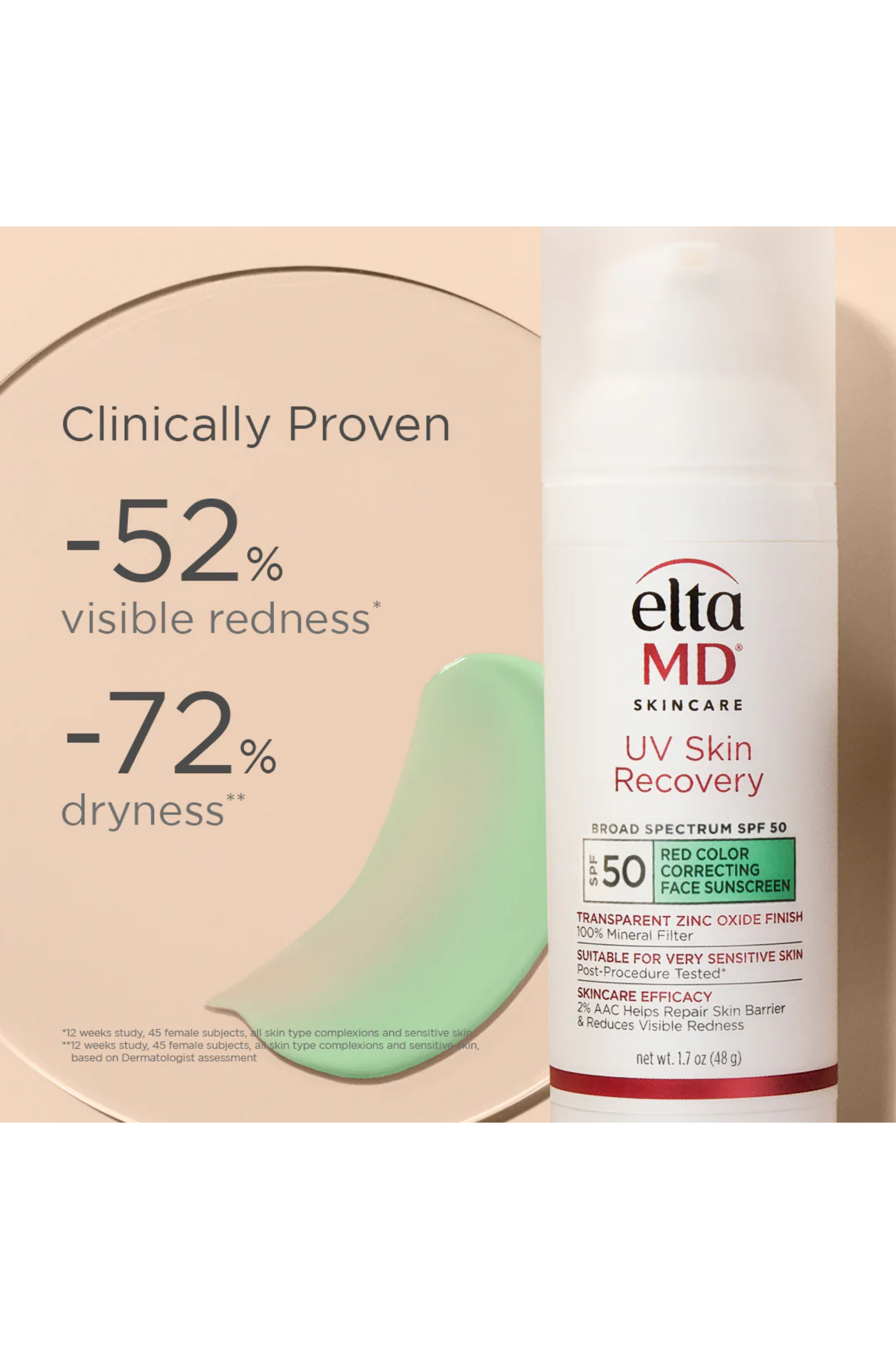 UV Skin Recovery Green SPF 50