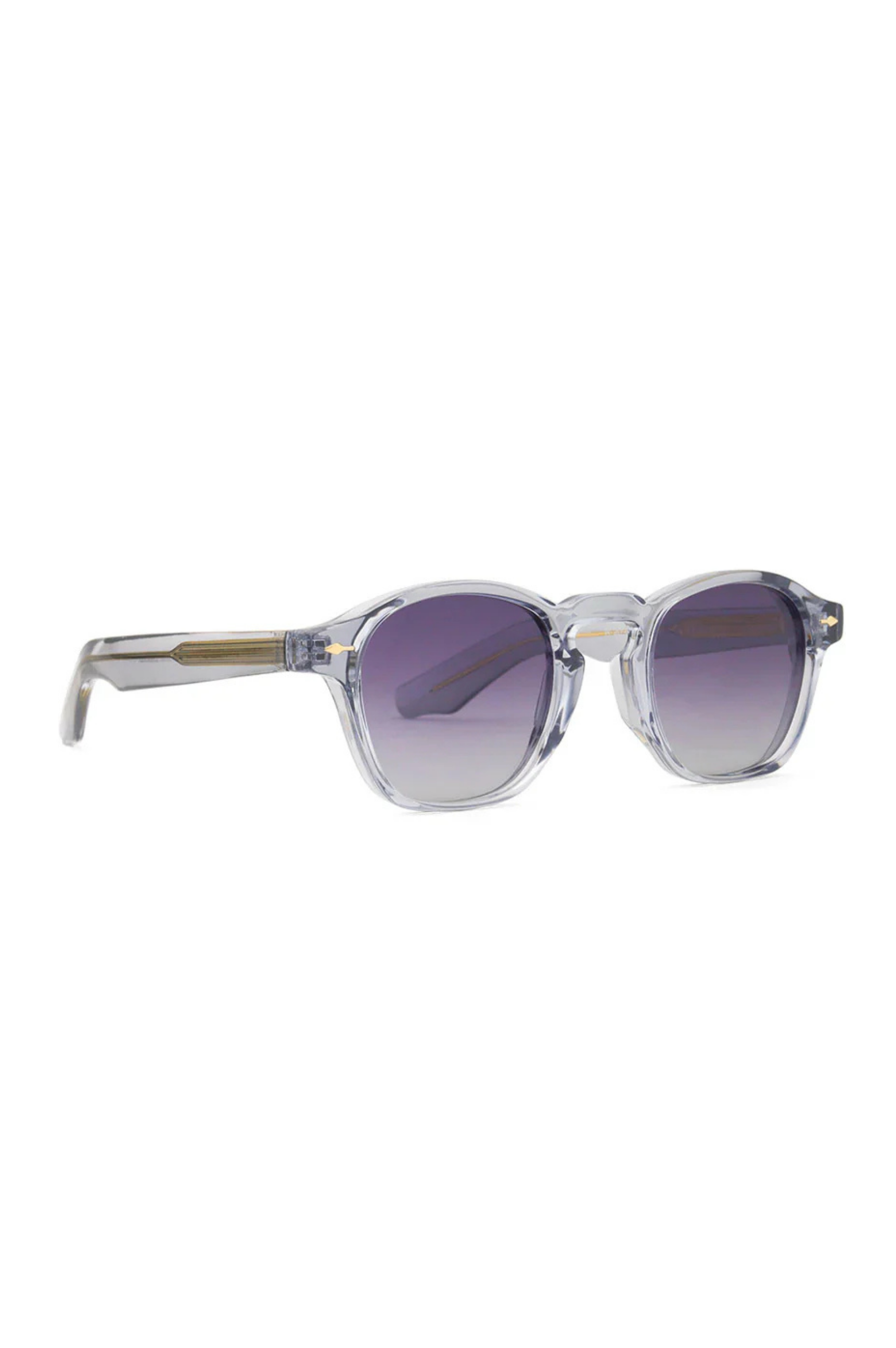 Kylie Sunglasses - Transparent Gray/Gold Accent