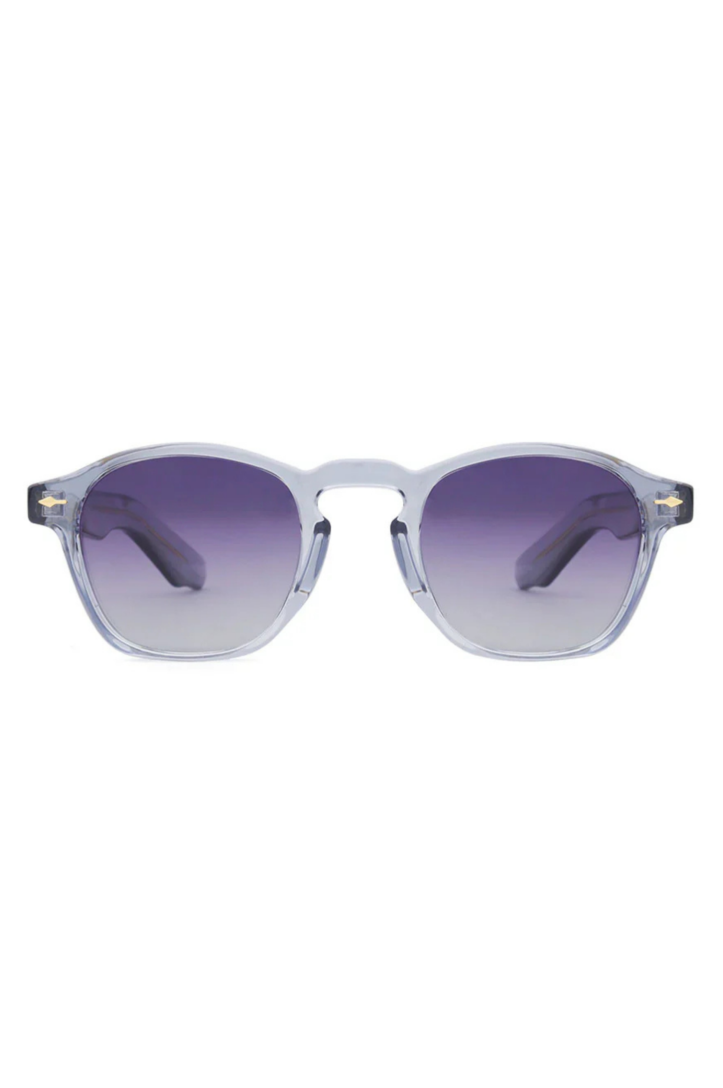 Kylie Sunglasses - Transparent Gray/Gold Accent