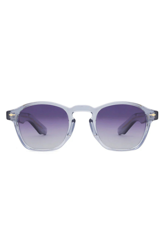 Kylie Sunglasses - Transparent Gray/Gold Accent