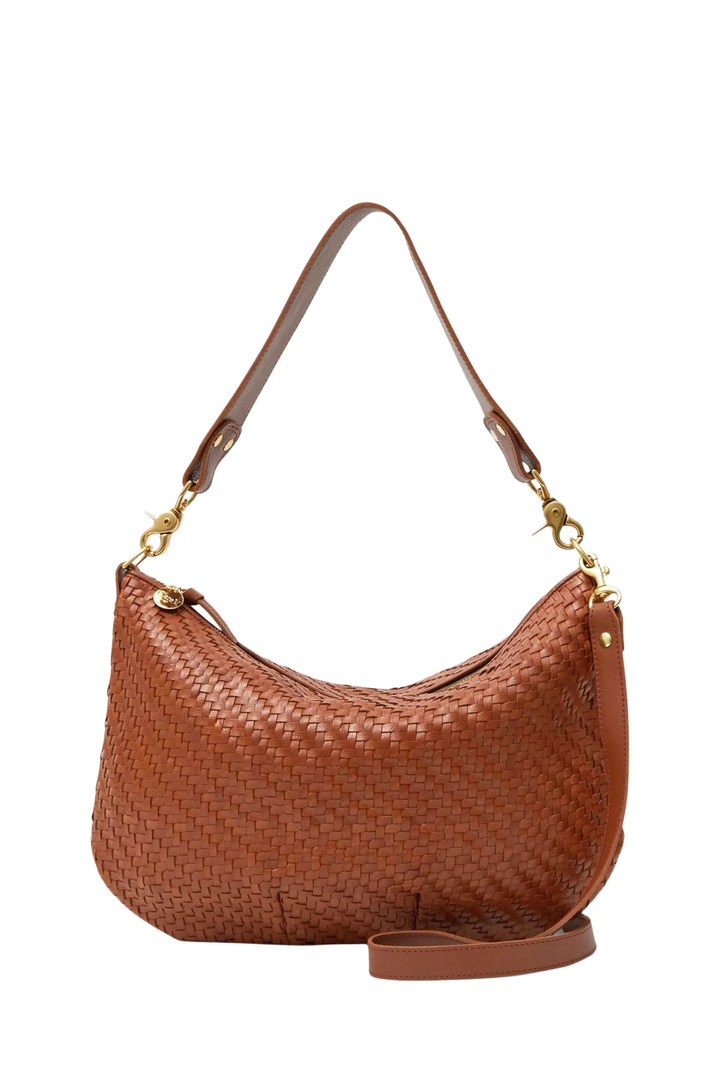 Moyen Messenger Woven Zig-Zag - Hazelnut