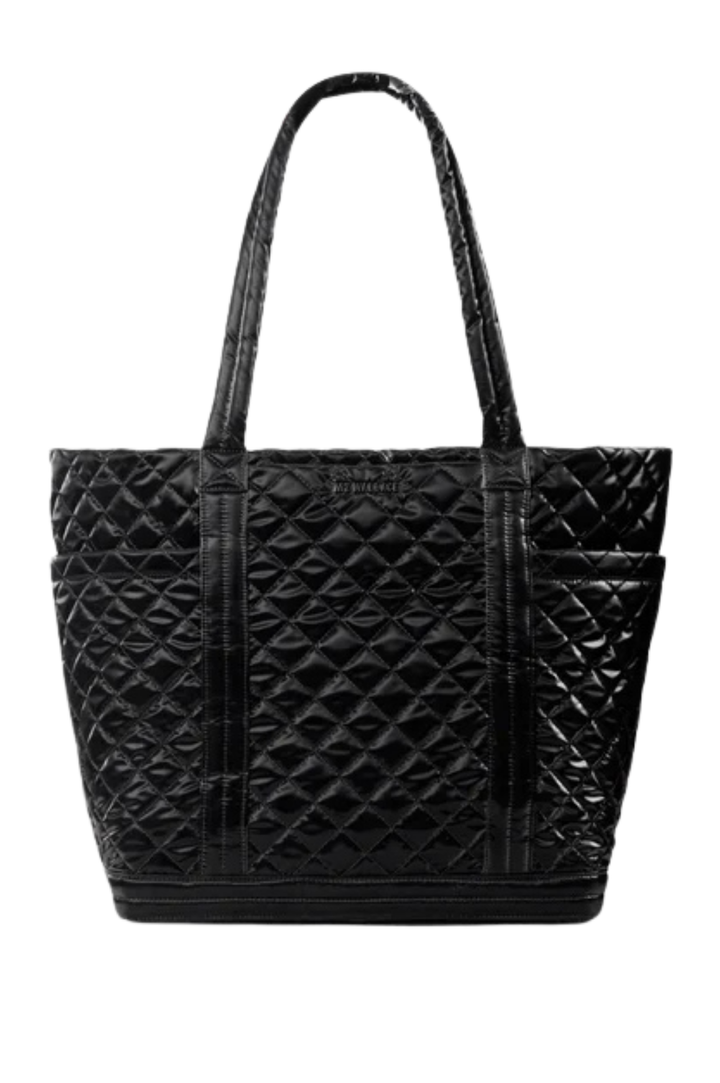 Large Empire Tote - Black Liquid