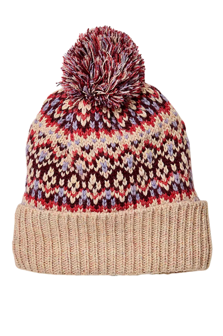 First Frost Fairisle Pomb - Ivory