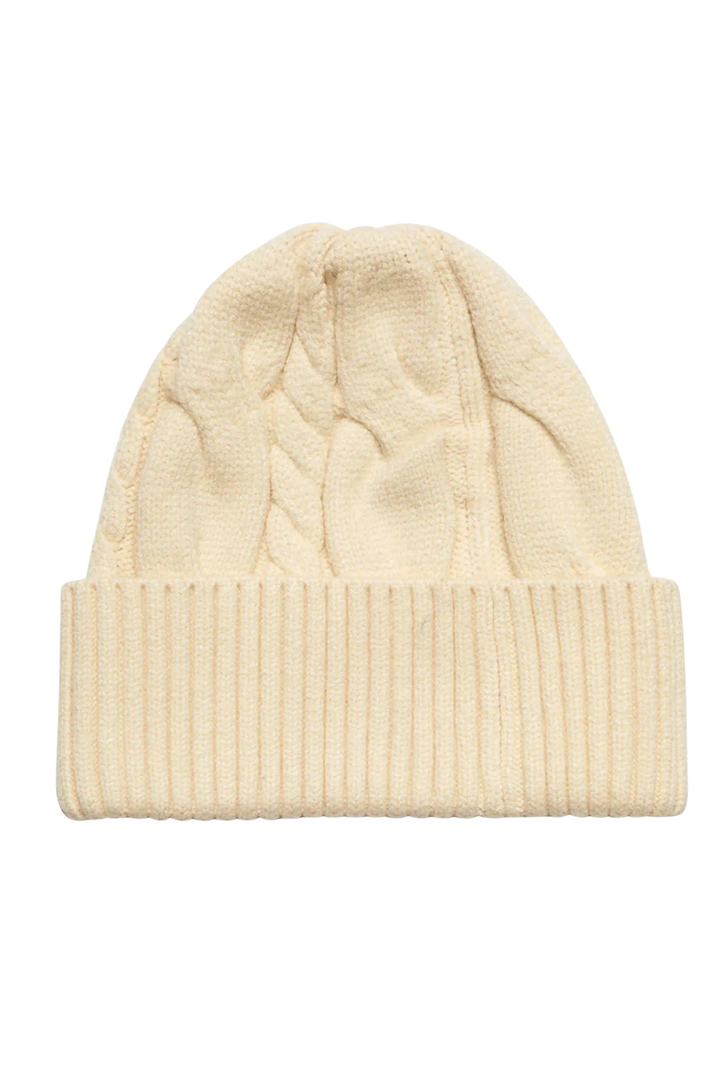 Chamond Cable Beanie - Whitecap Grey