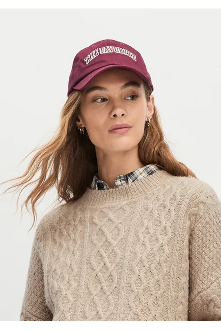 The Favorite Baseball Cap - Burgundy