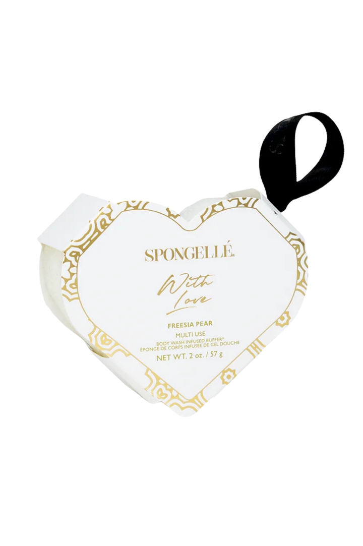 Daisy Collection Heart Shaped Body Buffer- Freesia