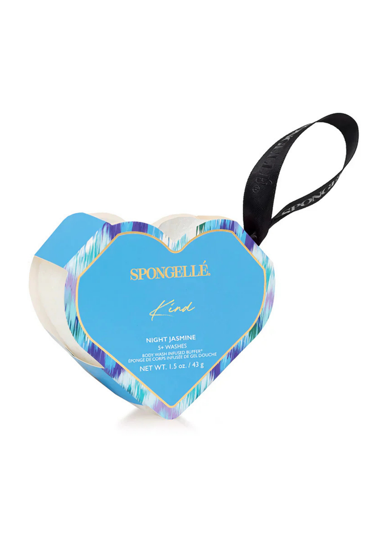 Heart Shaped Body Buffer- Night Jasmine