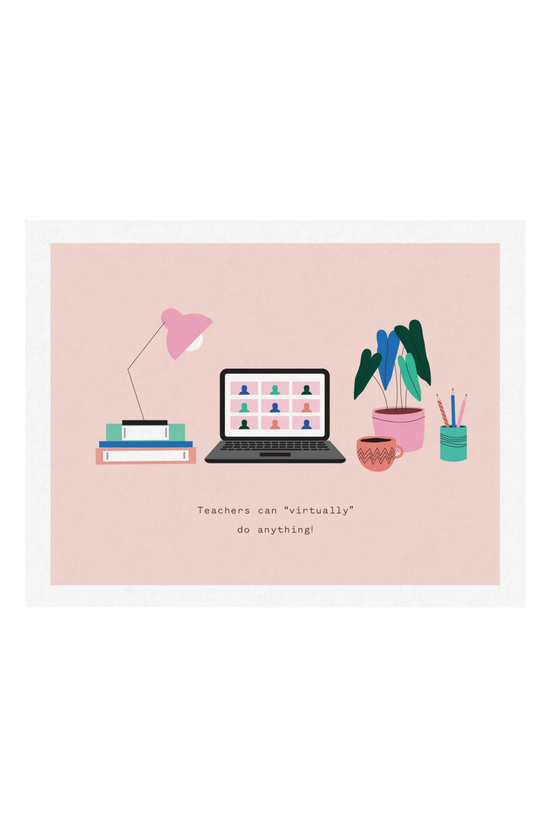 Teacher Can Virtually Card