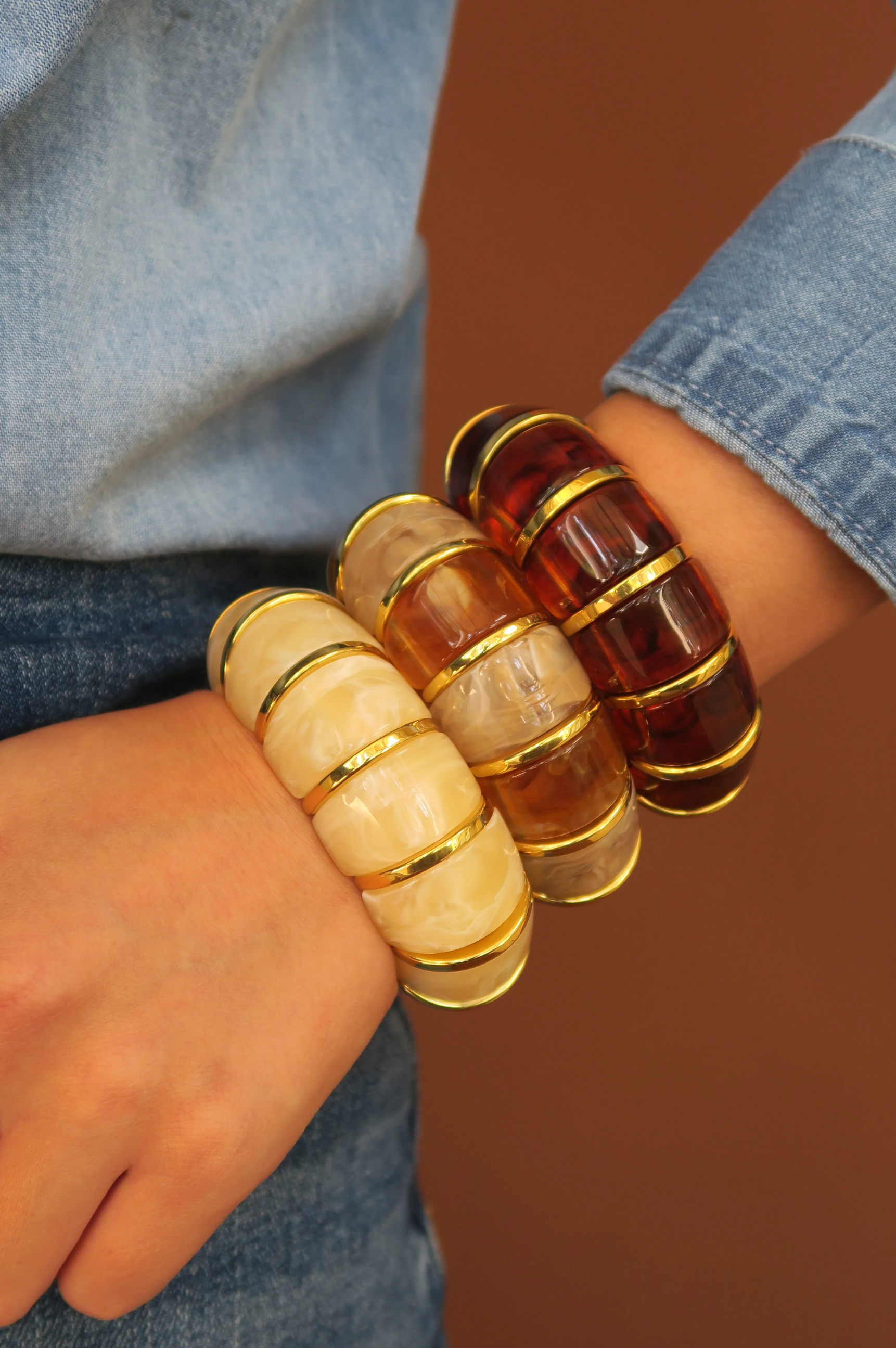 Lennon Bangle - Tortoise