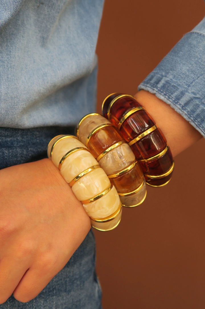 Lennon Bangle - Tortoise