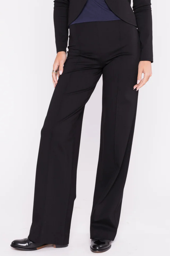 Ponte Knit Straight Leg Pant