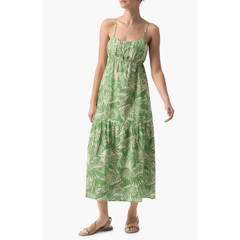 Dropped Seam Maxi Cool Palm