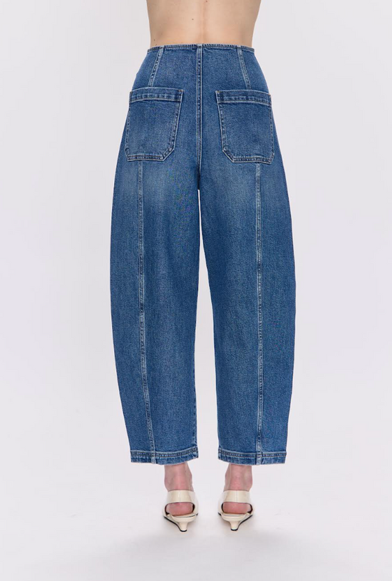 Blair High Rise Seamed Barrel - Soho