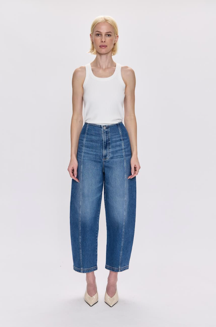 Blair High Rise Seamed Barrel - Soho