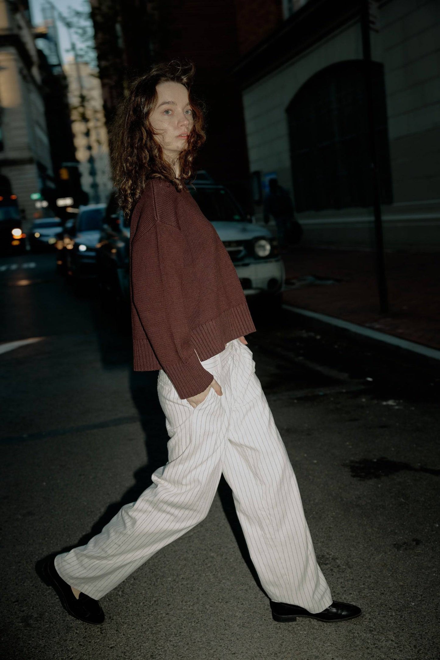 The Asher Sweater - Brown