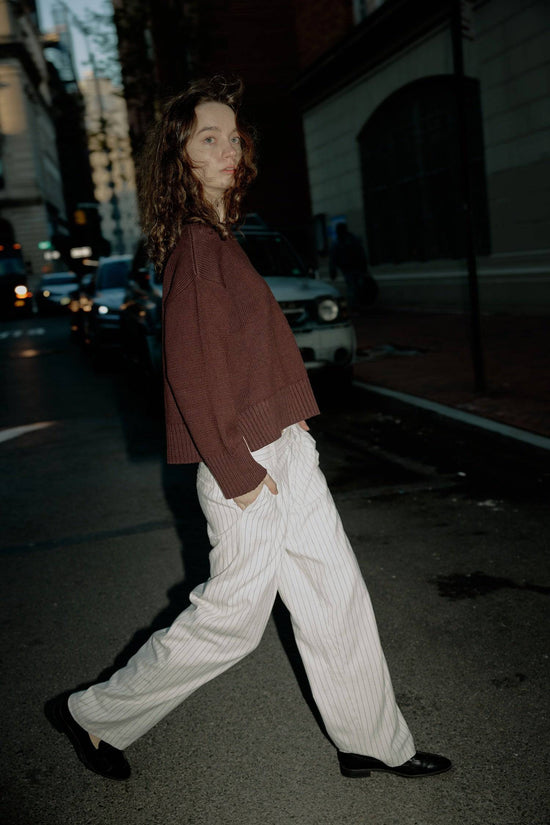 The Asher Sweater - Brown