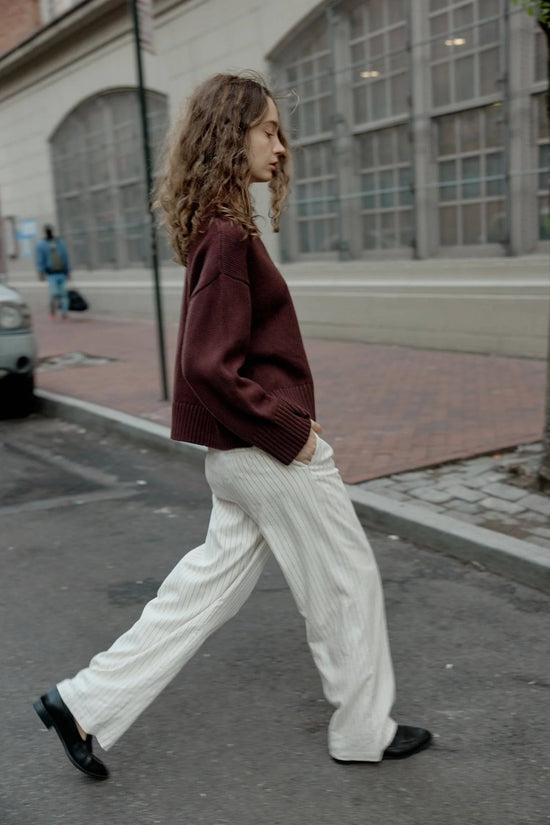 The Asher Sweater - Brown