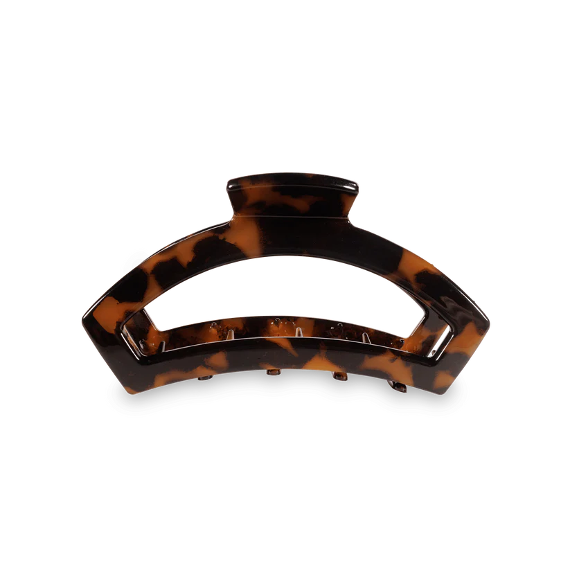 Medium Open Hair Clip - Tortoise