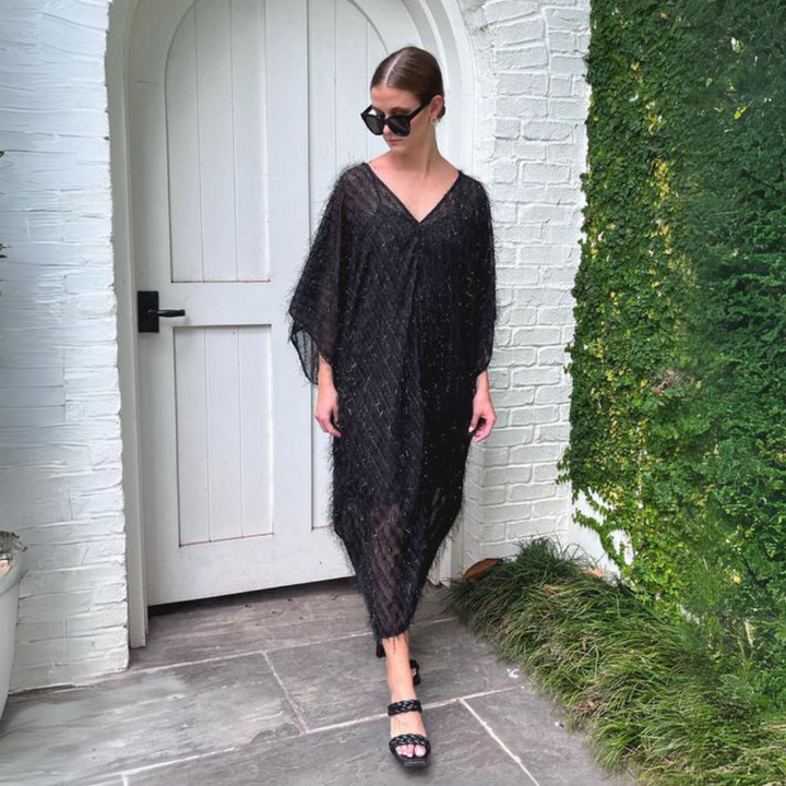 Rosemary Caftan Dress Black