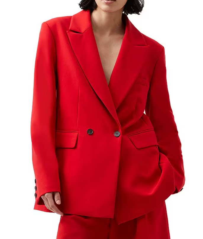 Azra Twill Jacket - Mars Red