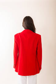 Azra Twill Jacket - Mars Red