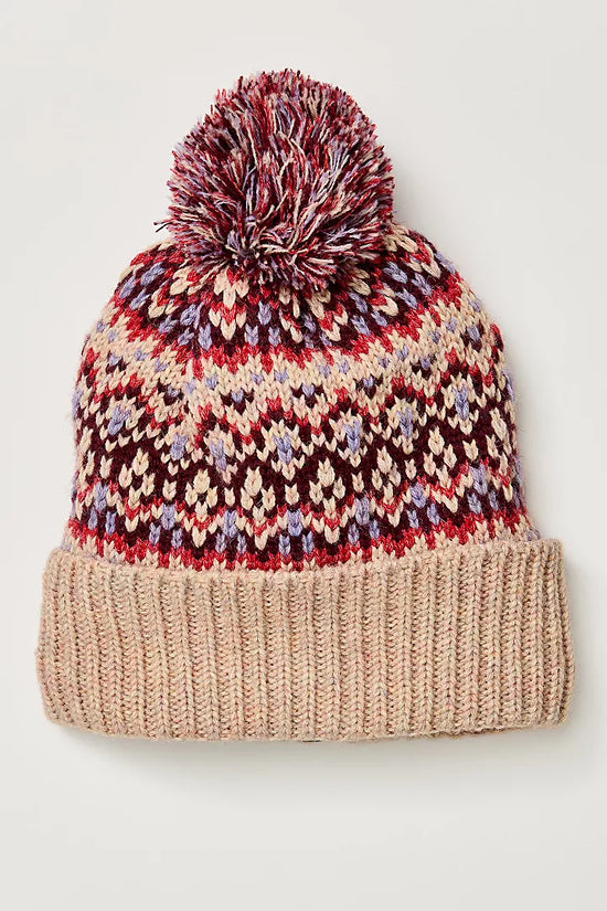 First Frost Fairisle Pomb - Ivory