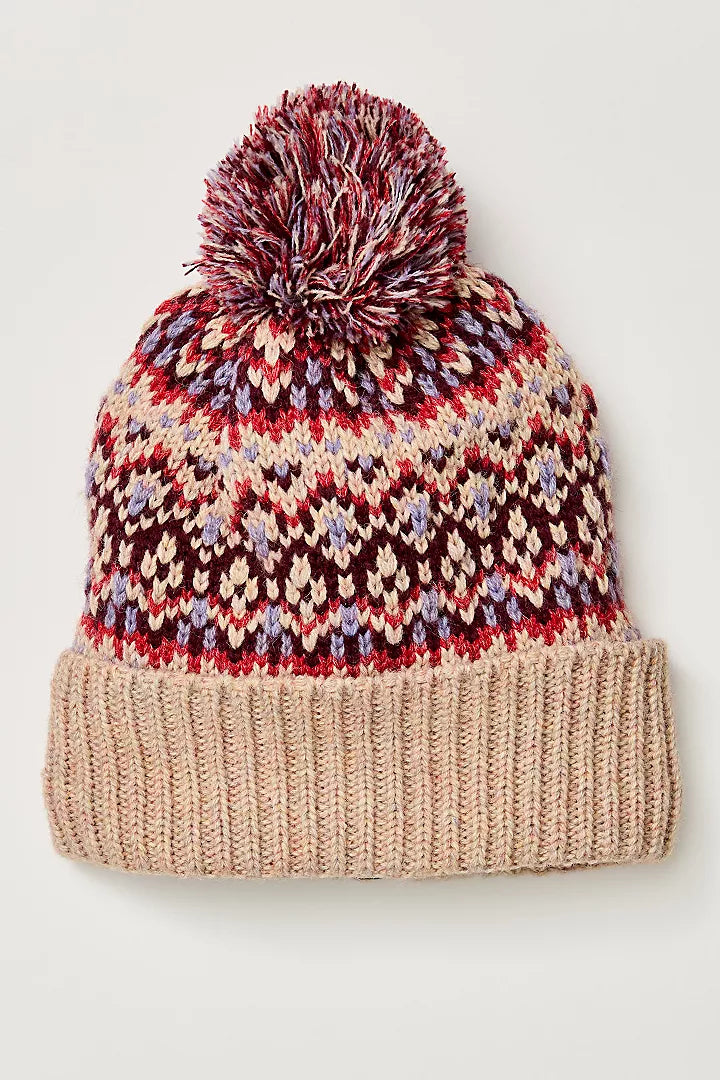 First Frost Fairisle Pomb - Ivory
