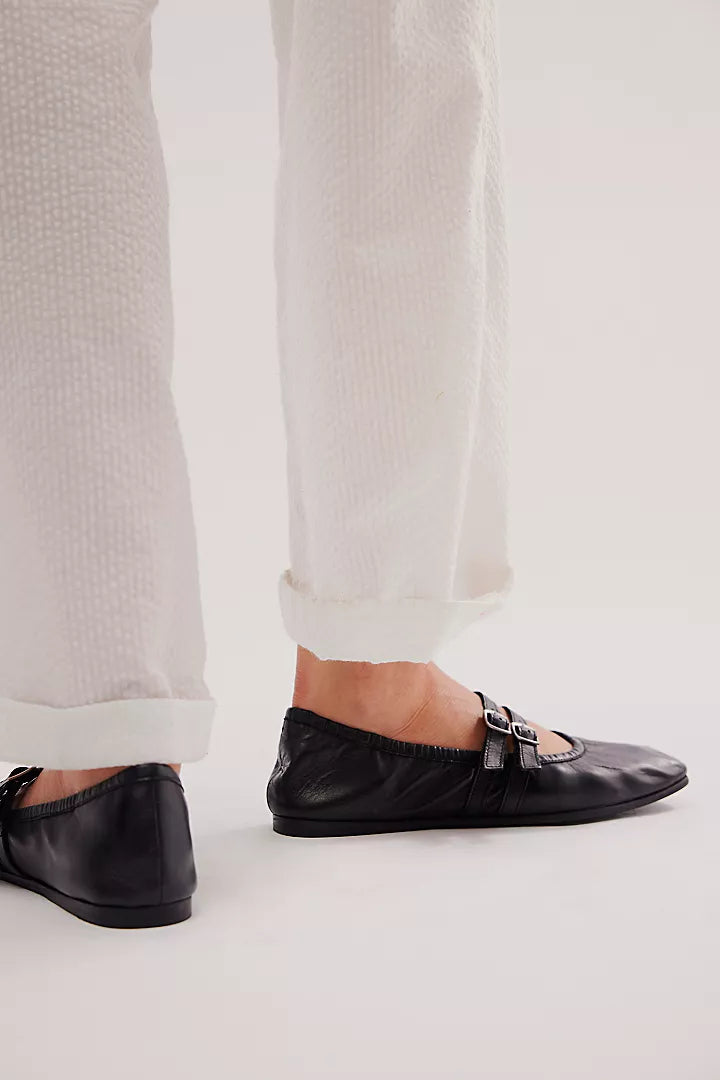 Gemini Ballet Flat - Black