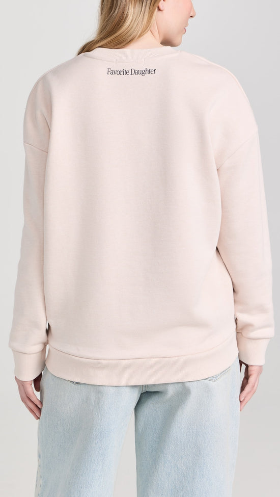 Mom Of The Year Sweatshirt - Heather Oatmeal