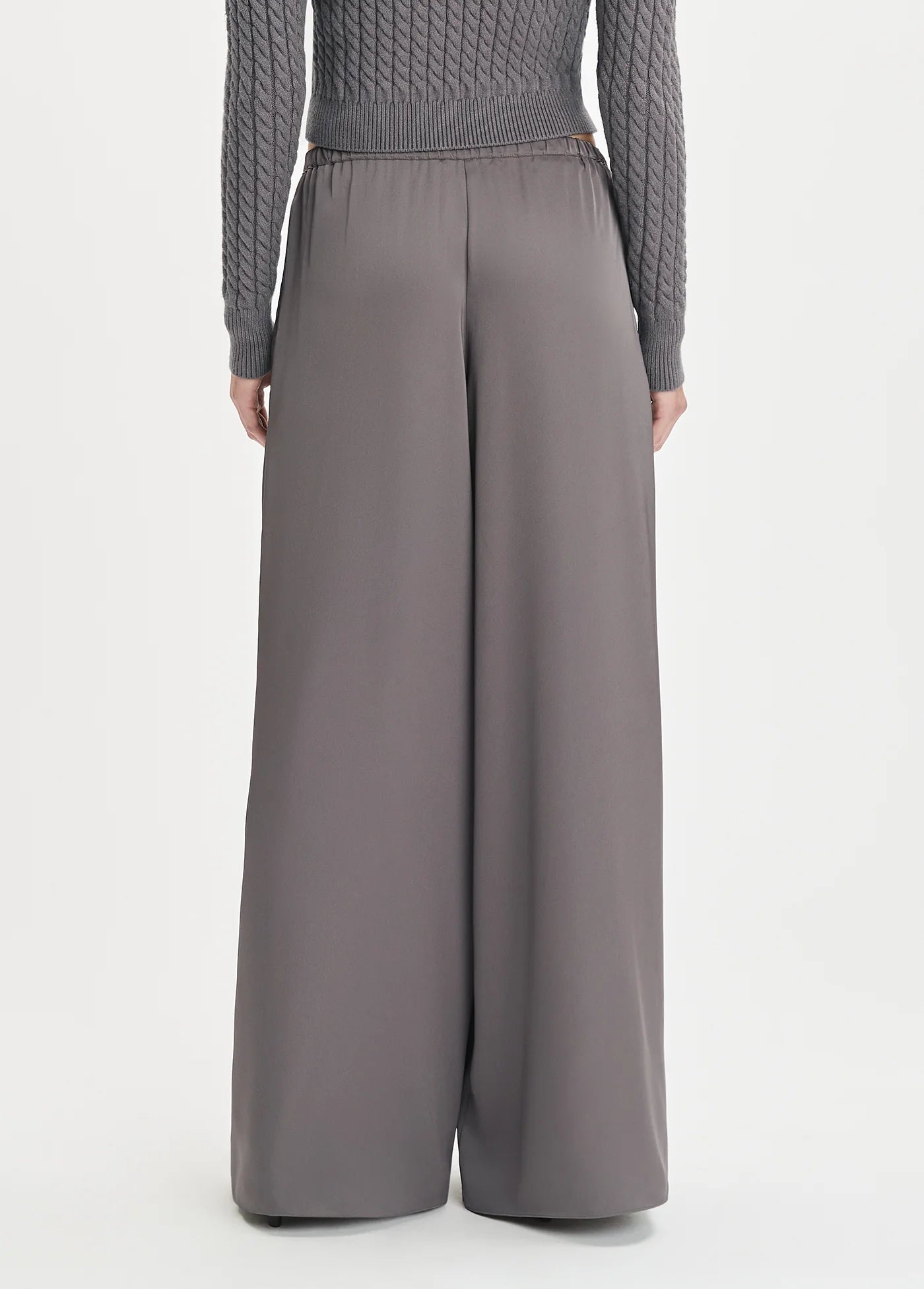 The Effortless Wide Leg - Grey Shadow