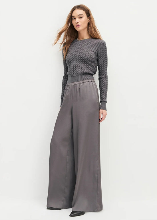 The Effortless Wide Leg - Grey Shadow