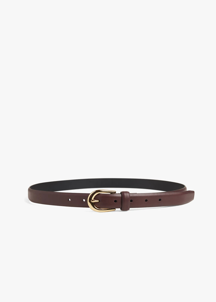 The Favorite Belt - Burgundy/Gold
