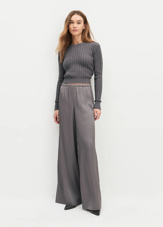 The Effortless Wide Leg - Grey Shadow