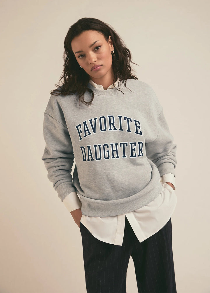 Collegiate Sweatshirt - Heather Grey