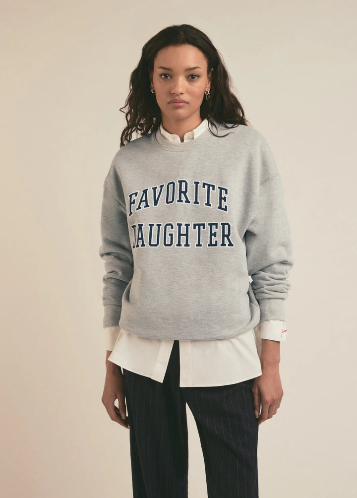 Collegiate Sweatshirt - Heather Grey