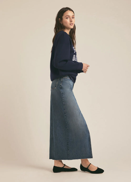Collegiate Sweatshirt -  Navy
