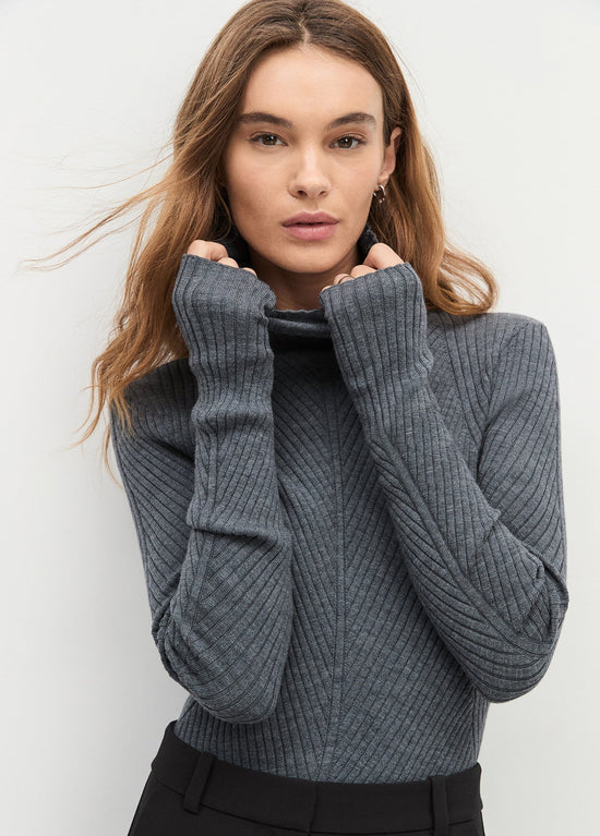 The Be Your Girl Top - Charcoal