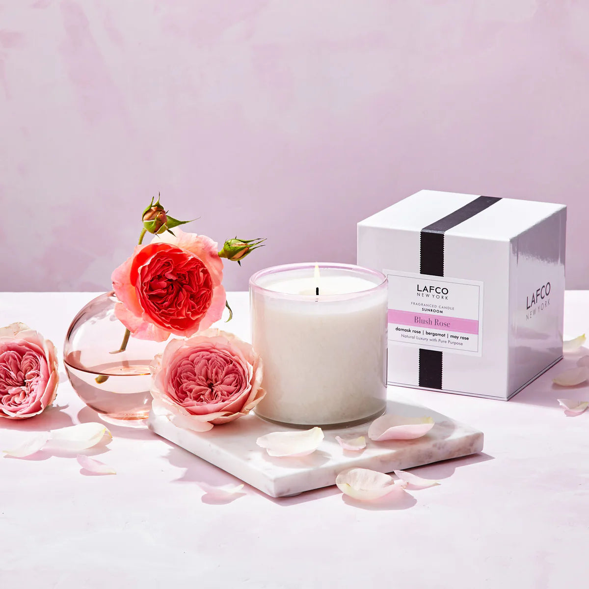 Signature Candle 15.5 oz - Blush Rose