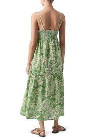 Dropped Seam Maxi Cool Palm