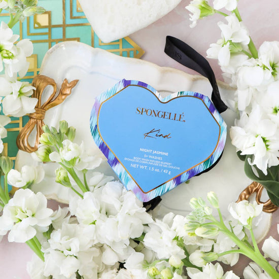 Heart Shaped Body Buffer- Night Jasmine