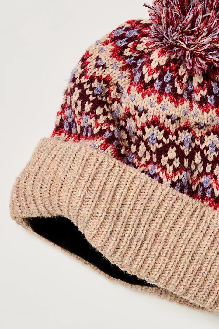 First Frost Fairisle Pomb - Ivory