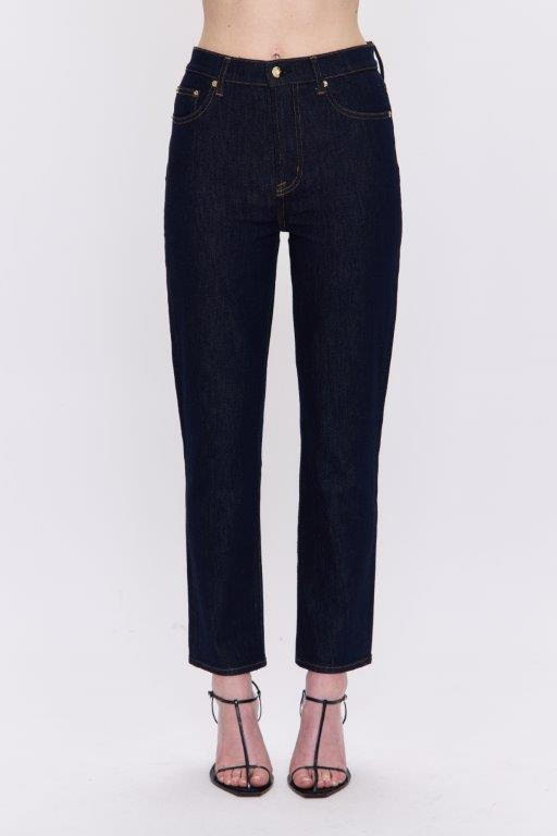 Bri Ankle High Rise Slim Straight - Nightfall